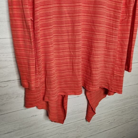 Soft Surroundings Size Medium Orange Cardigan Open Front - Picture 8 of 10